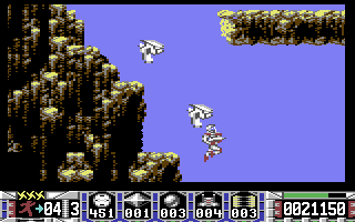 Turrican C64 — World 1 Level 1 gameplay